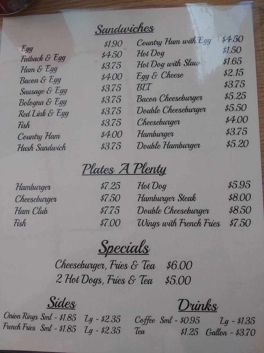 Menu Aunt B's Cafe-4