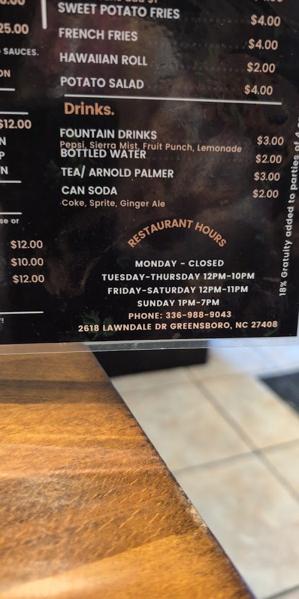 Menu Aunt E’S Southern Cuisine-9