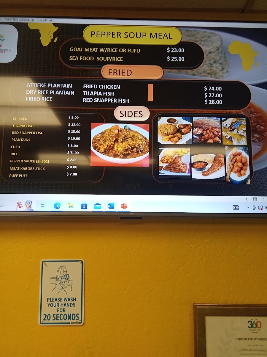 Menu Authentic Liberian Cuisine-7