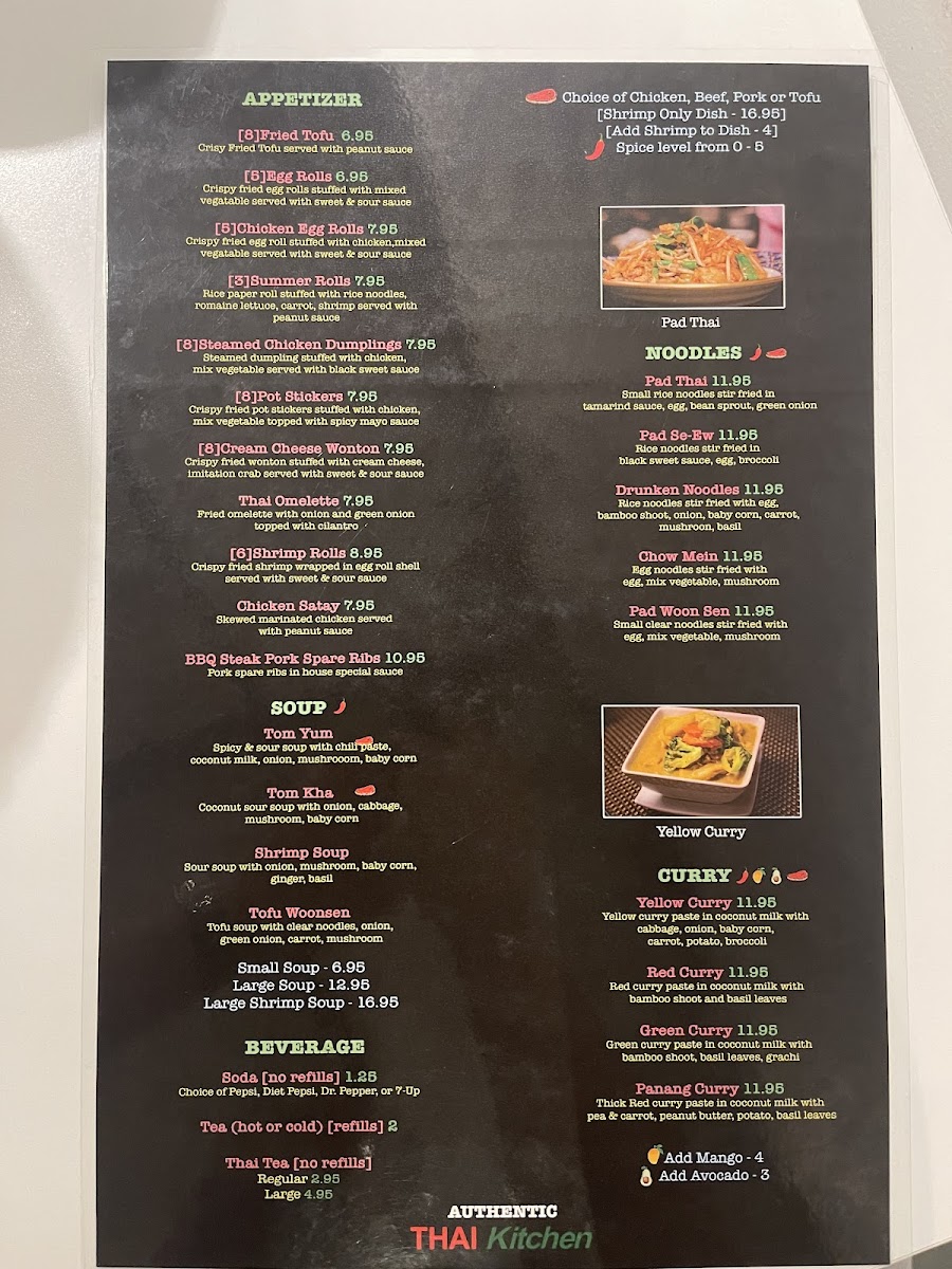 Menu Authentic Thai Kitchen-3