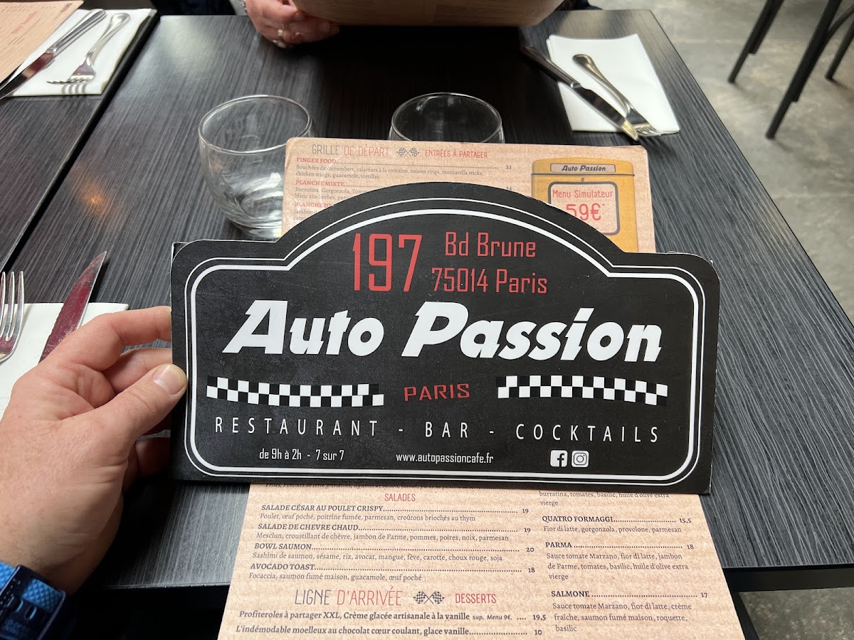 Menu Auto Passion Café-7