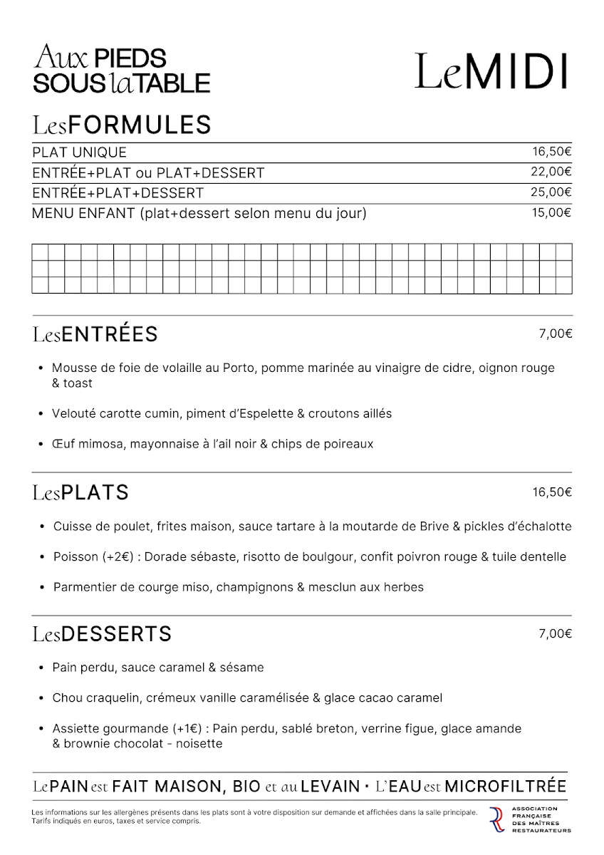 Menu Aux Pieds Sous La Table-4