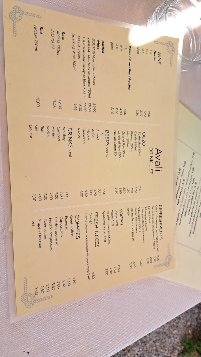 Menu Avali-10