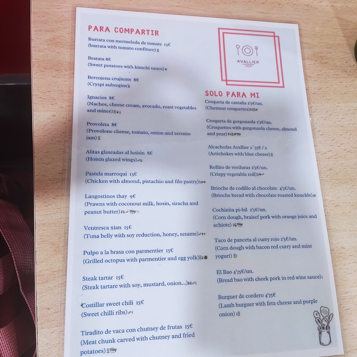Menu Avallier-2