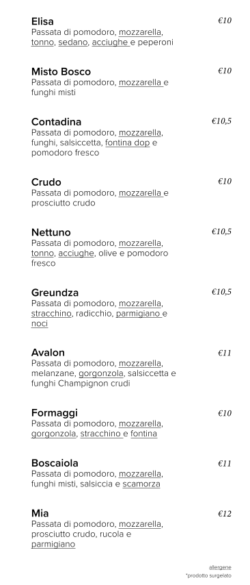 Menu Avalon-9