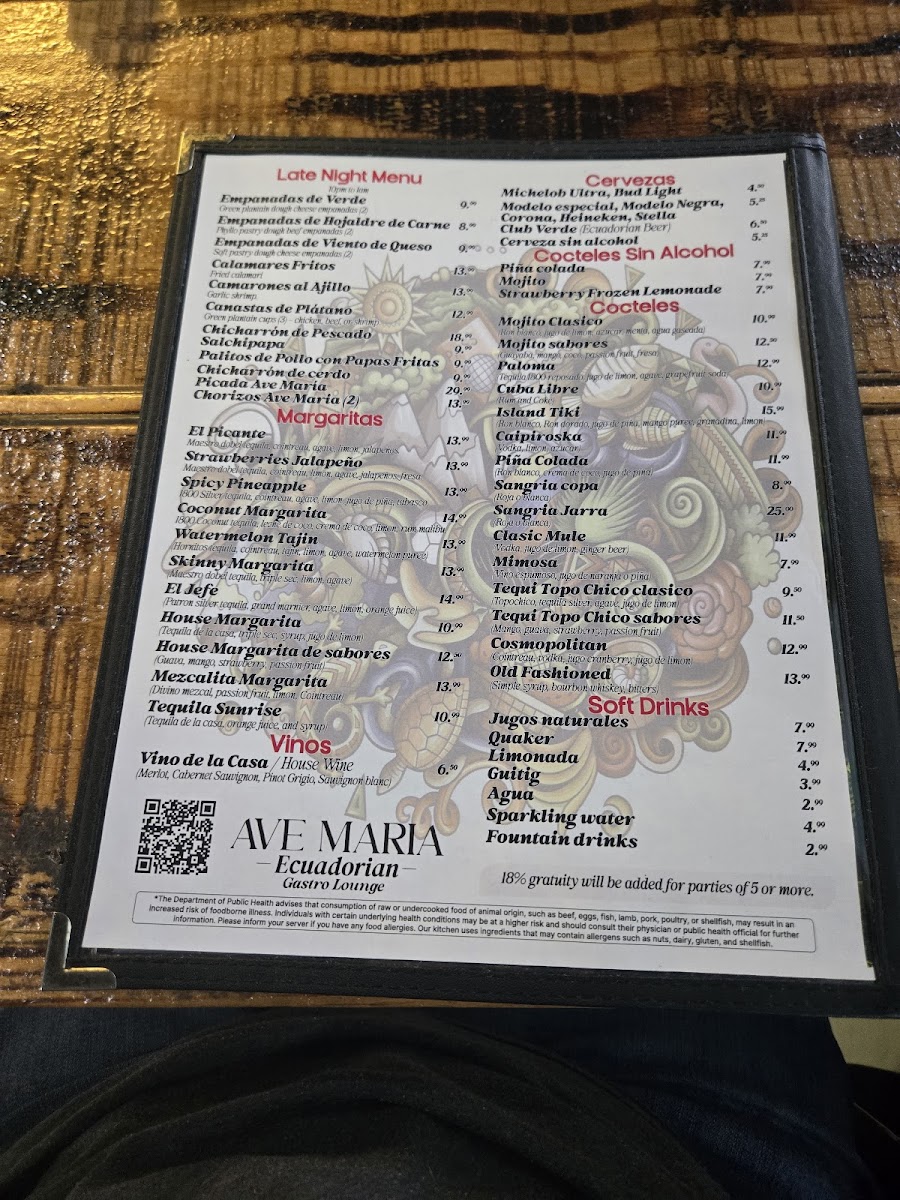 Menu Ave Maria Gastro Lounge-5