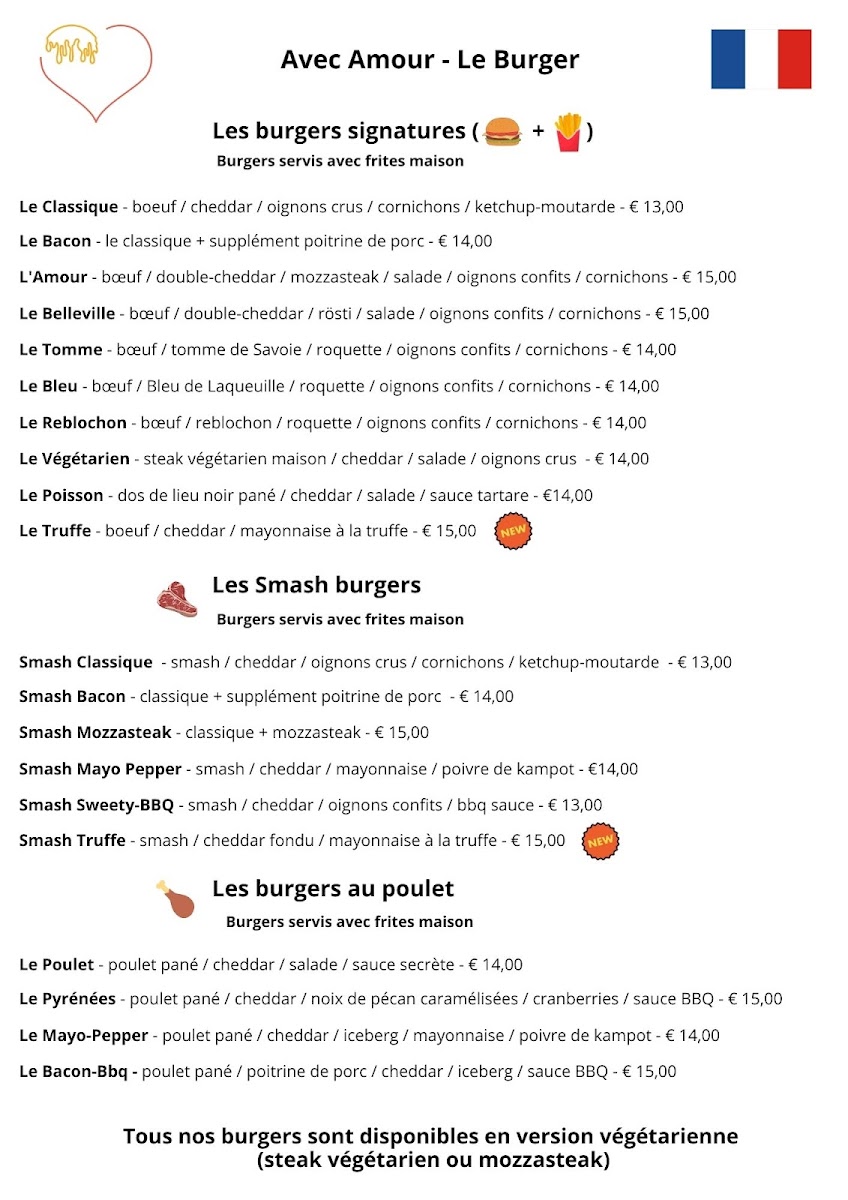 Menu Avec Amour - Le Burger Belleville-4