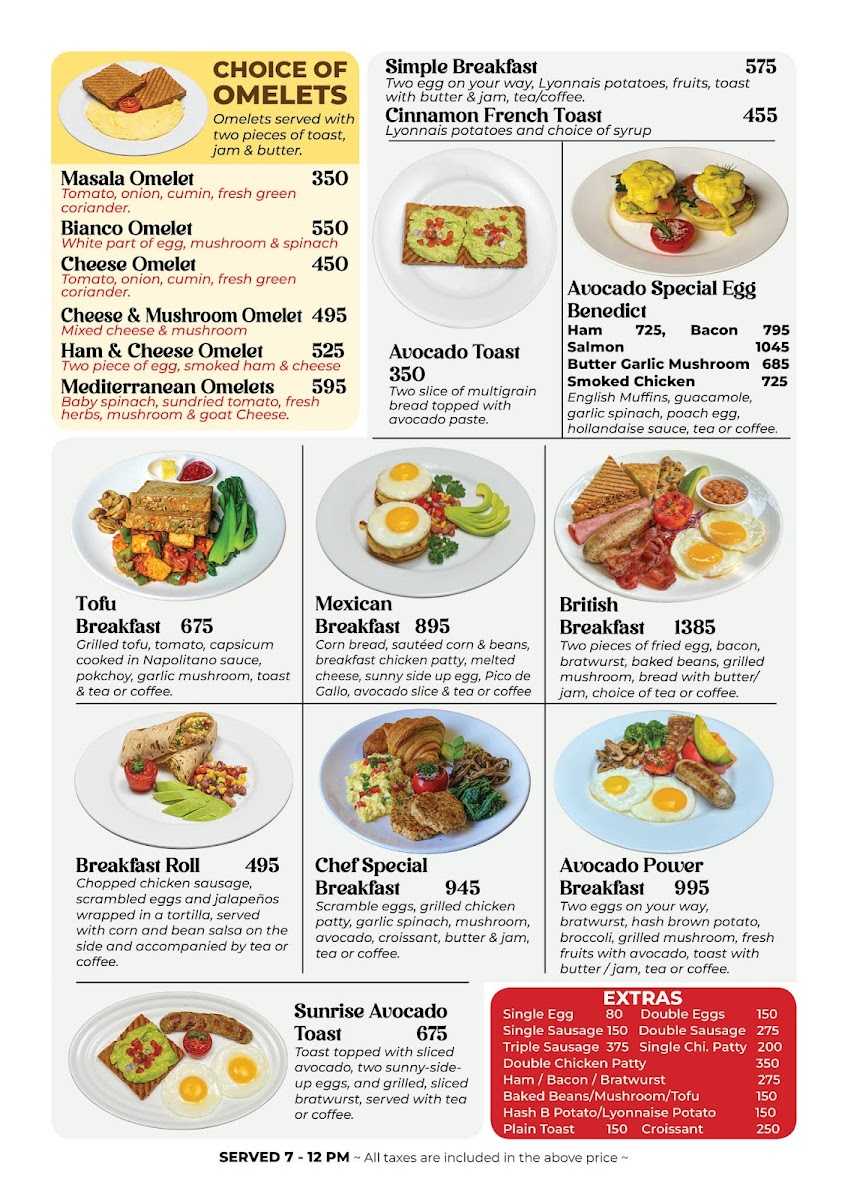 Menu Avocado Cafe, Thamel-1