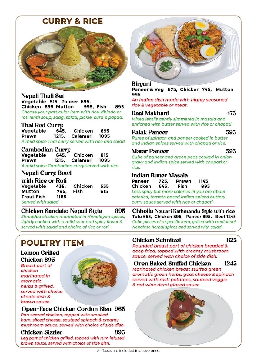 Menu Avocado Cafe, Thamel-5