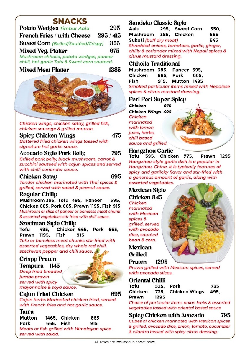 Menu Avocado Cafe, Thamel-8
