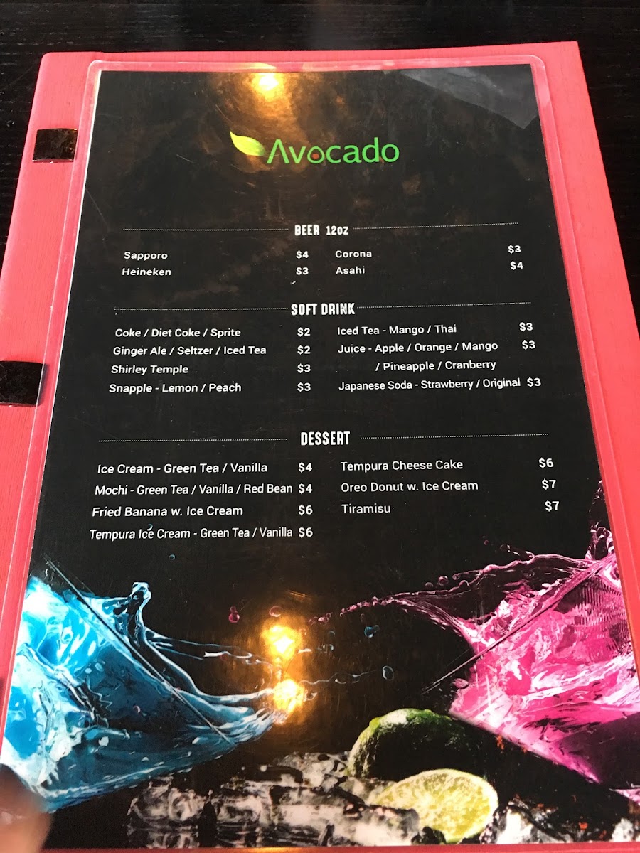 Menu Avocado Sushi-8