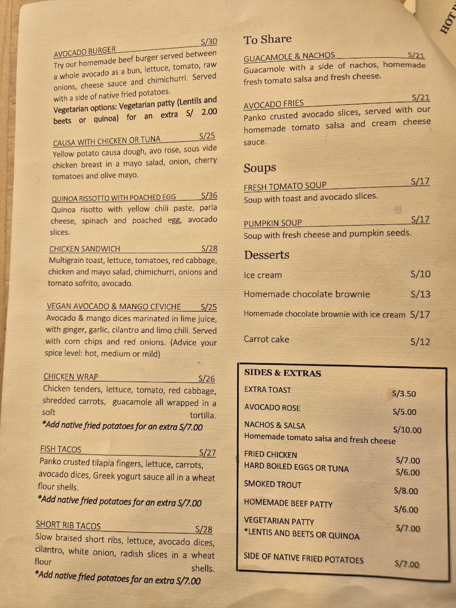 Menu Avocado, Toast & More.-7