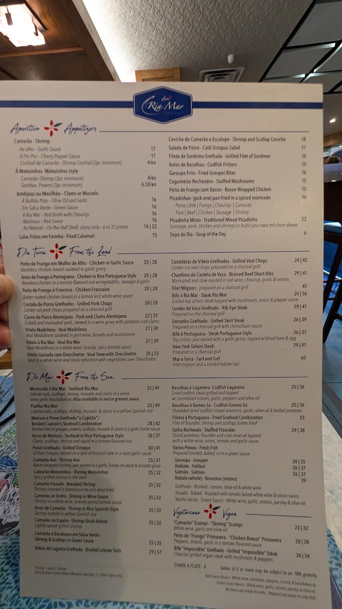 Menu Avo's Ria Mar-3