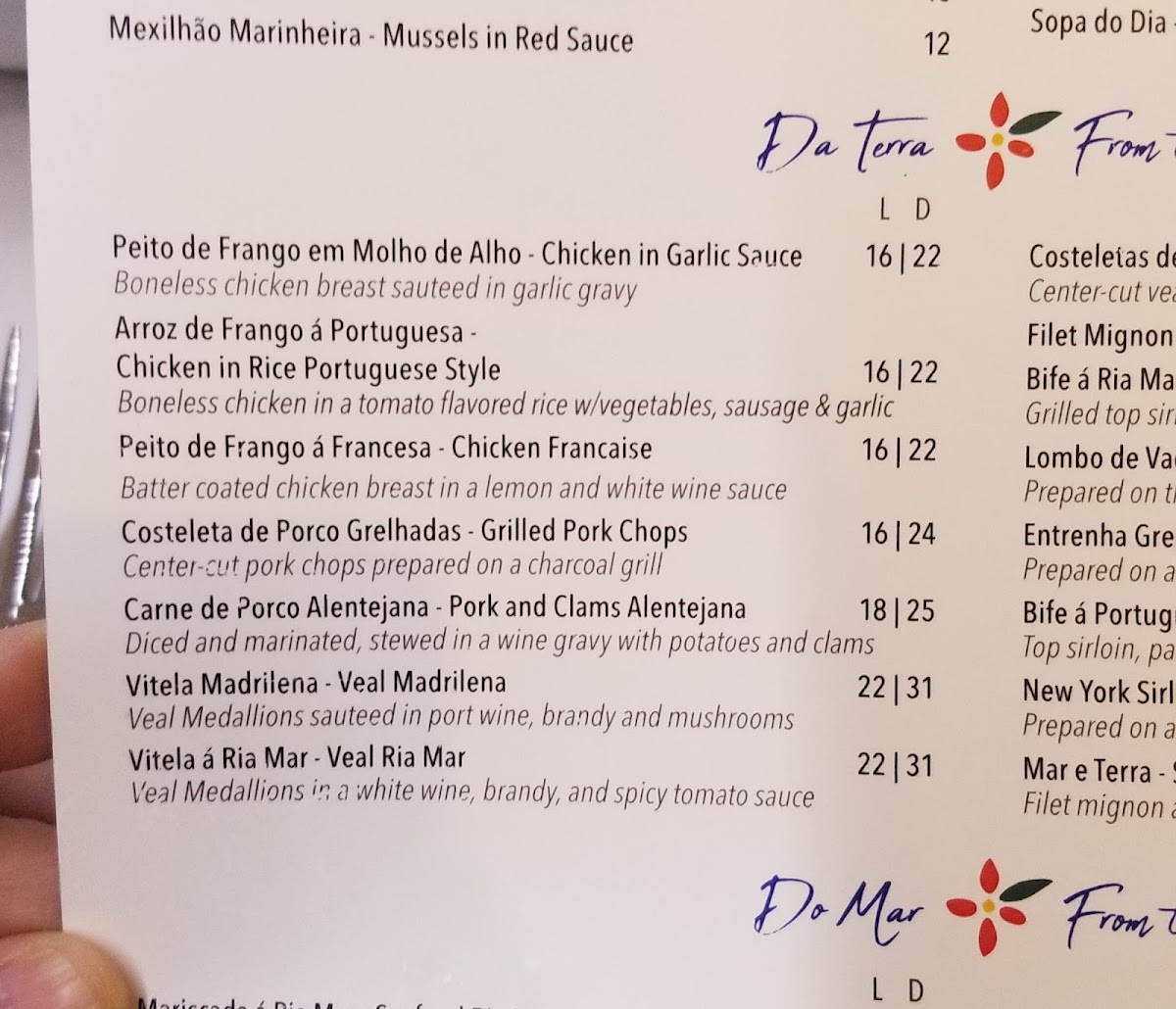 Menu Avo's Ria Mar-8