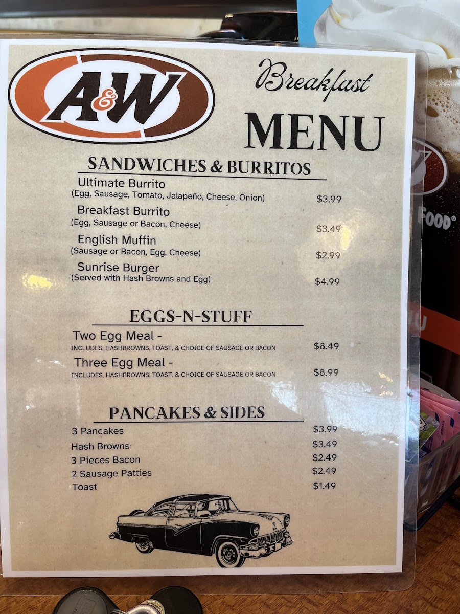 Menu A&w All-American Food-2