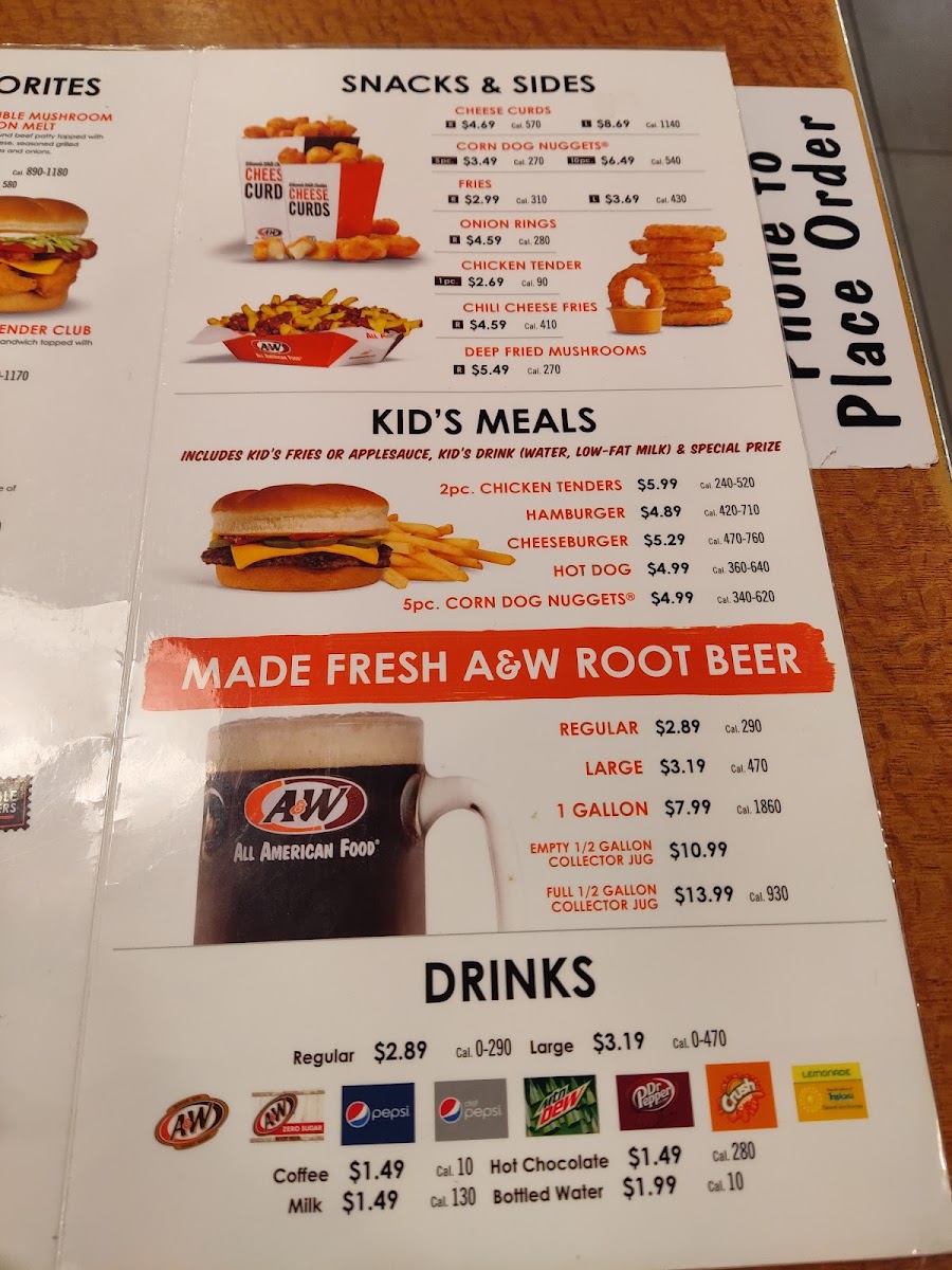 Menu A&w All-American Food-4