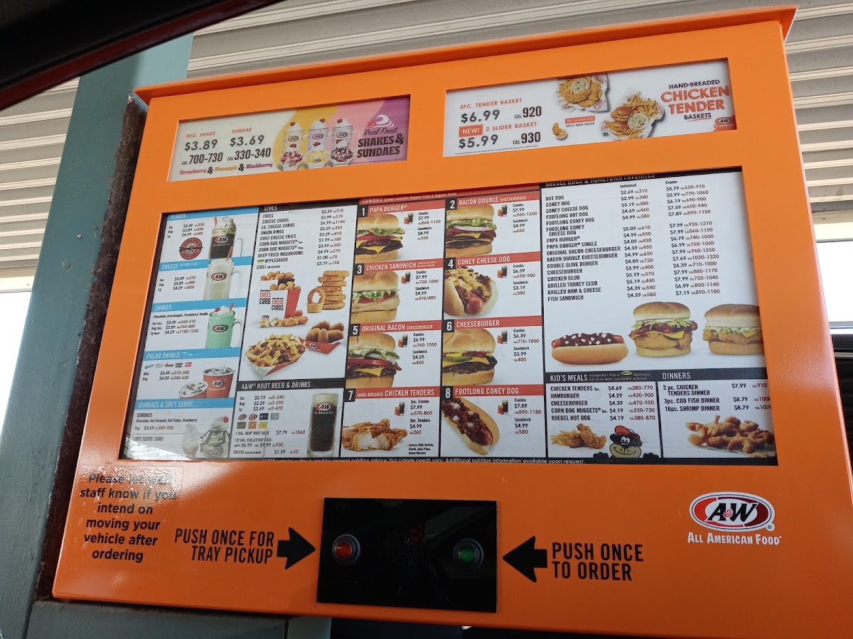 Menu A&w All-American Food-9