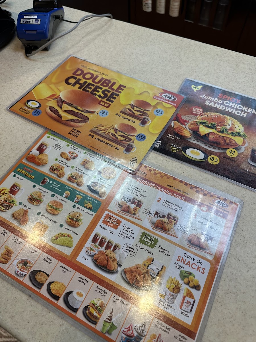 Menu A&w Gandaria City-3