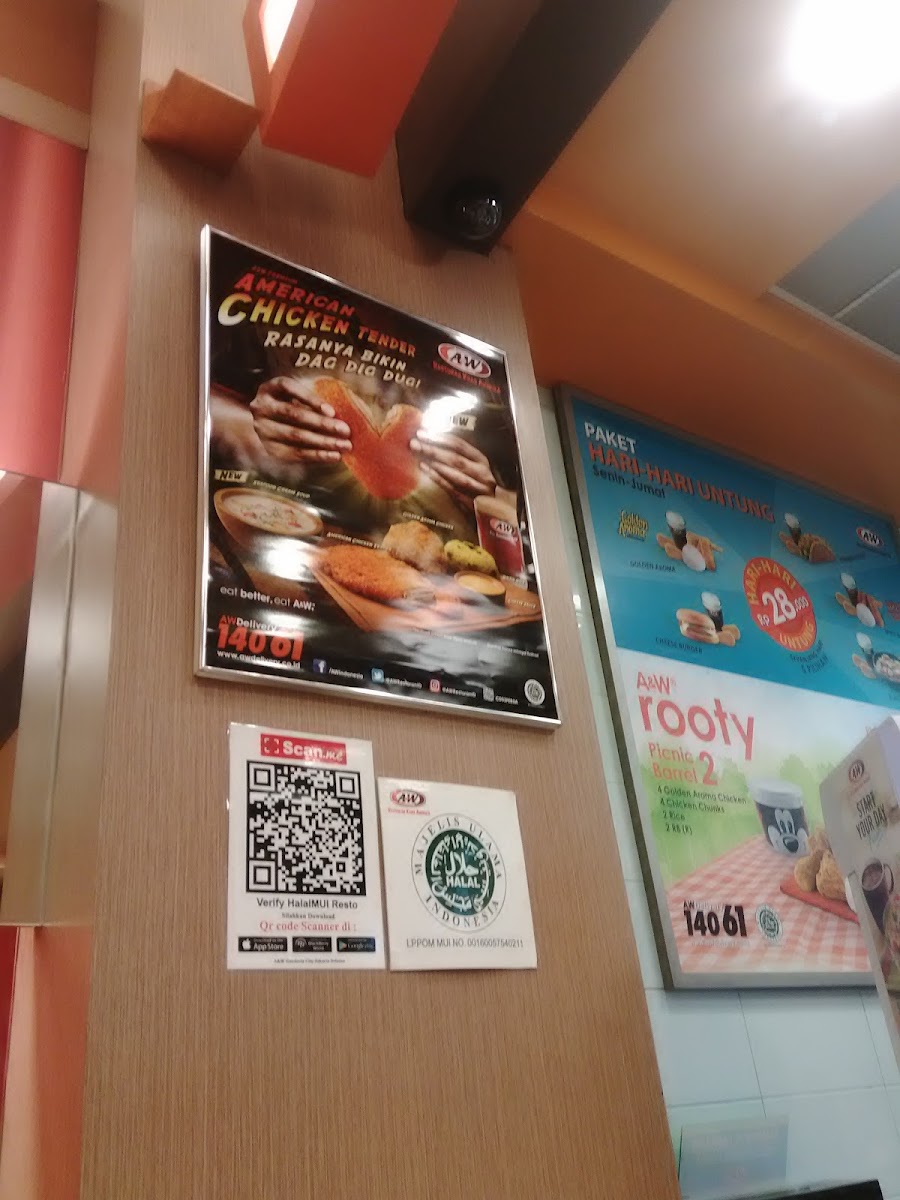 Menu A&w Gandaria City-7