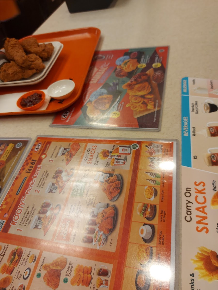 Menu A&w Gandaria City-9