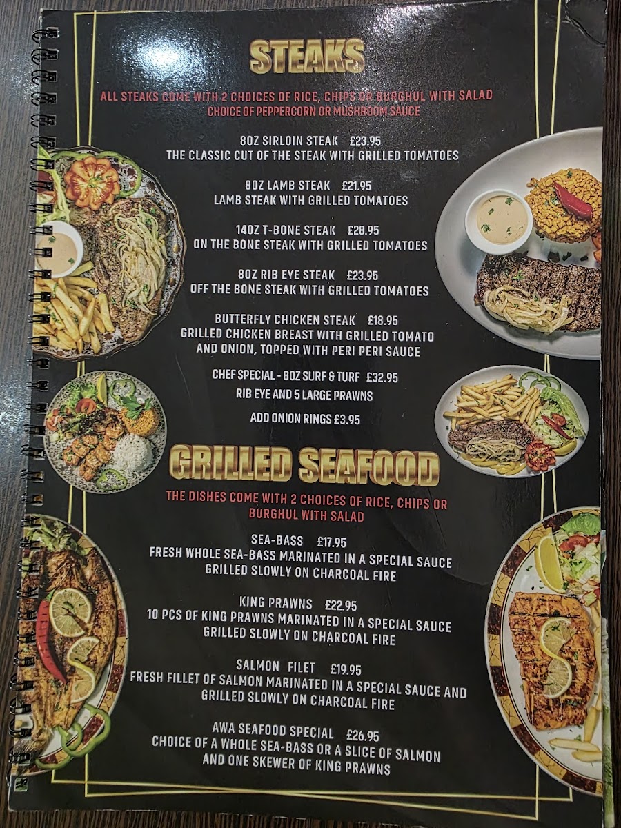 Menu Awa Grill House ( Restaurant )-2