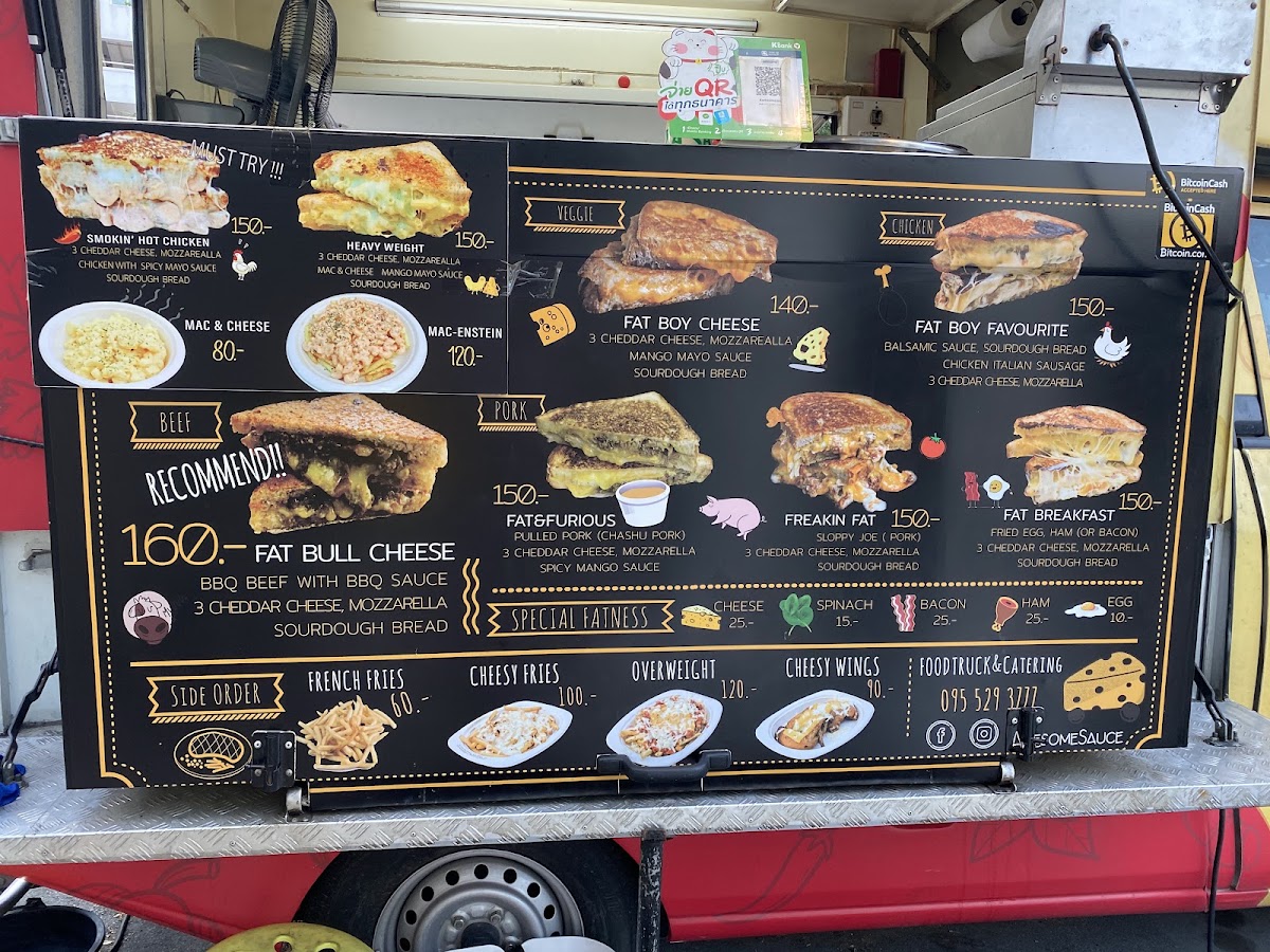 Menu Awesomesauce Truck-1