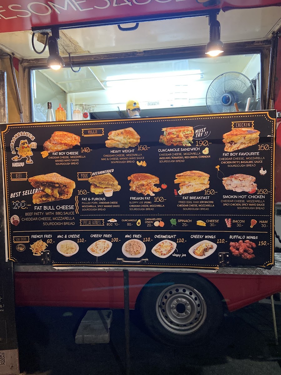Menu Awesomesauce Truck-5