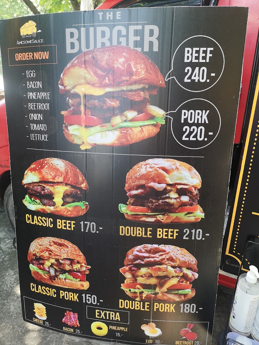 Menu Awesomesauce Truck-7