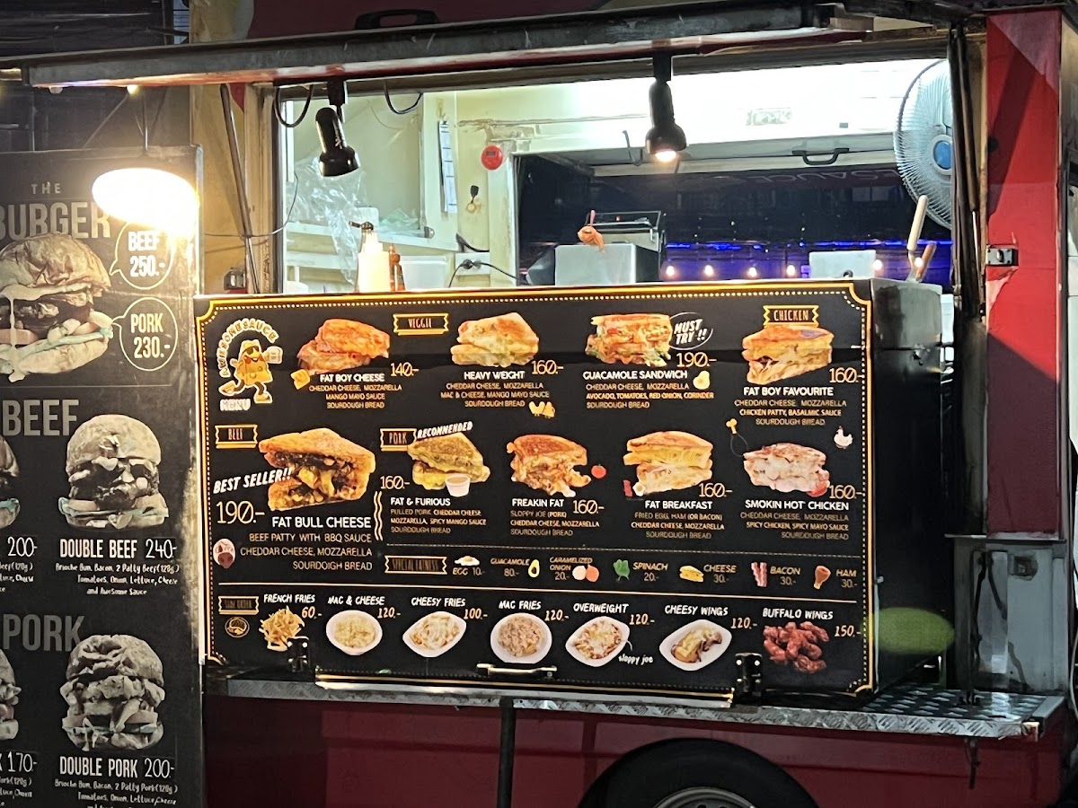Menu Awesomesauce Truck-9
