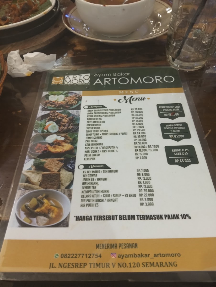 Menu Ayam Bakar Artomoro Semarang-3