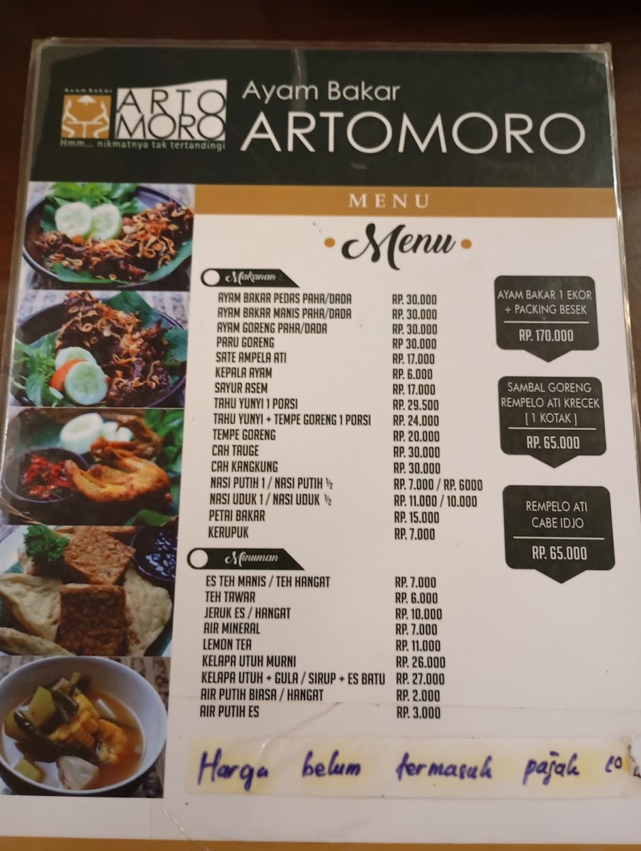 Menu Ayam Bakar Artomoro Semarang-8