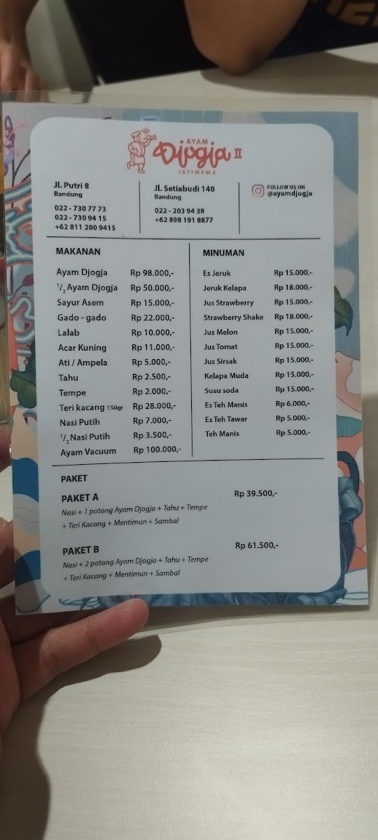 Menu Ayam Djogja Ii Istimewa-1