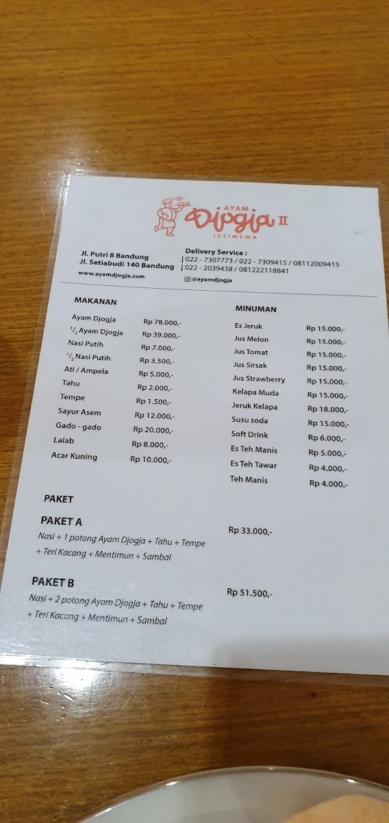 Menu Ayam Djogja Ii Istimewa-5