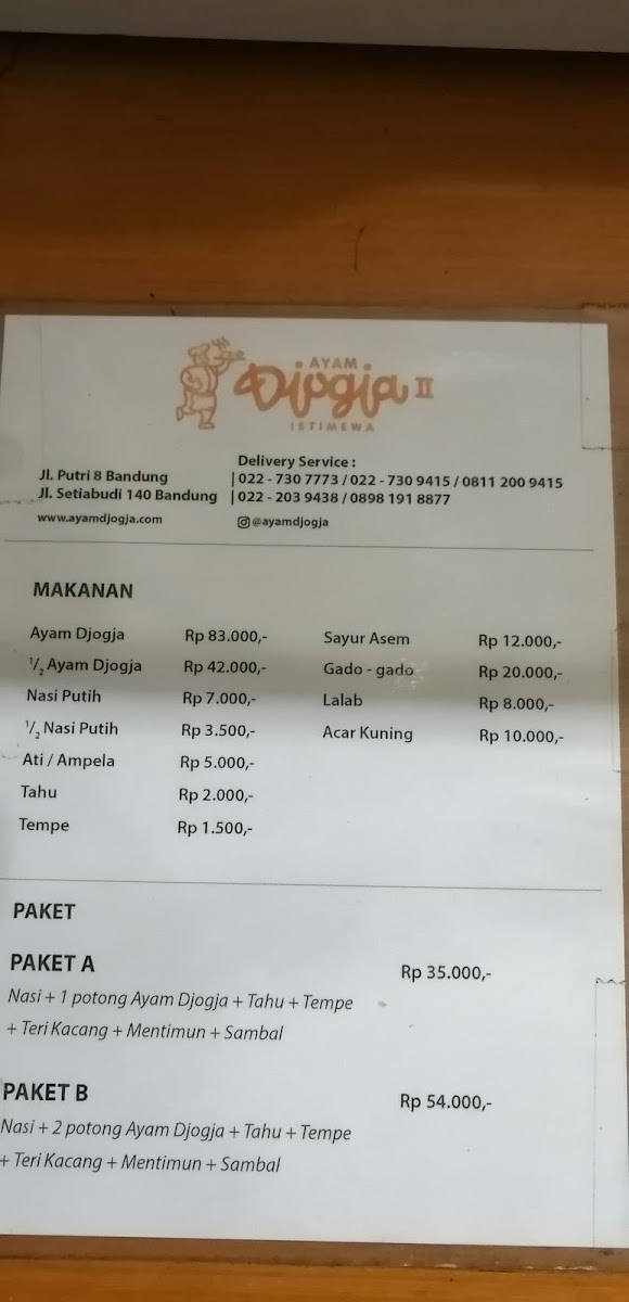 Menu Ayam Djogja Ii Istimewa-6