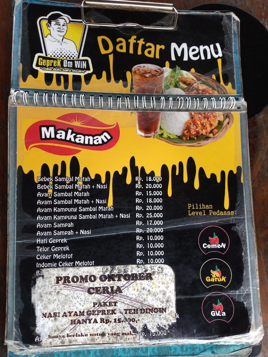 Menu Ayam Geprek Om Win-4