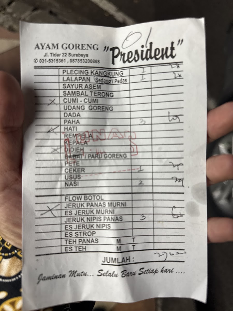 Menu Ayam Goreng President-4