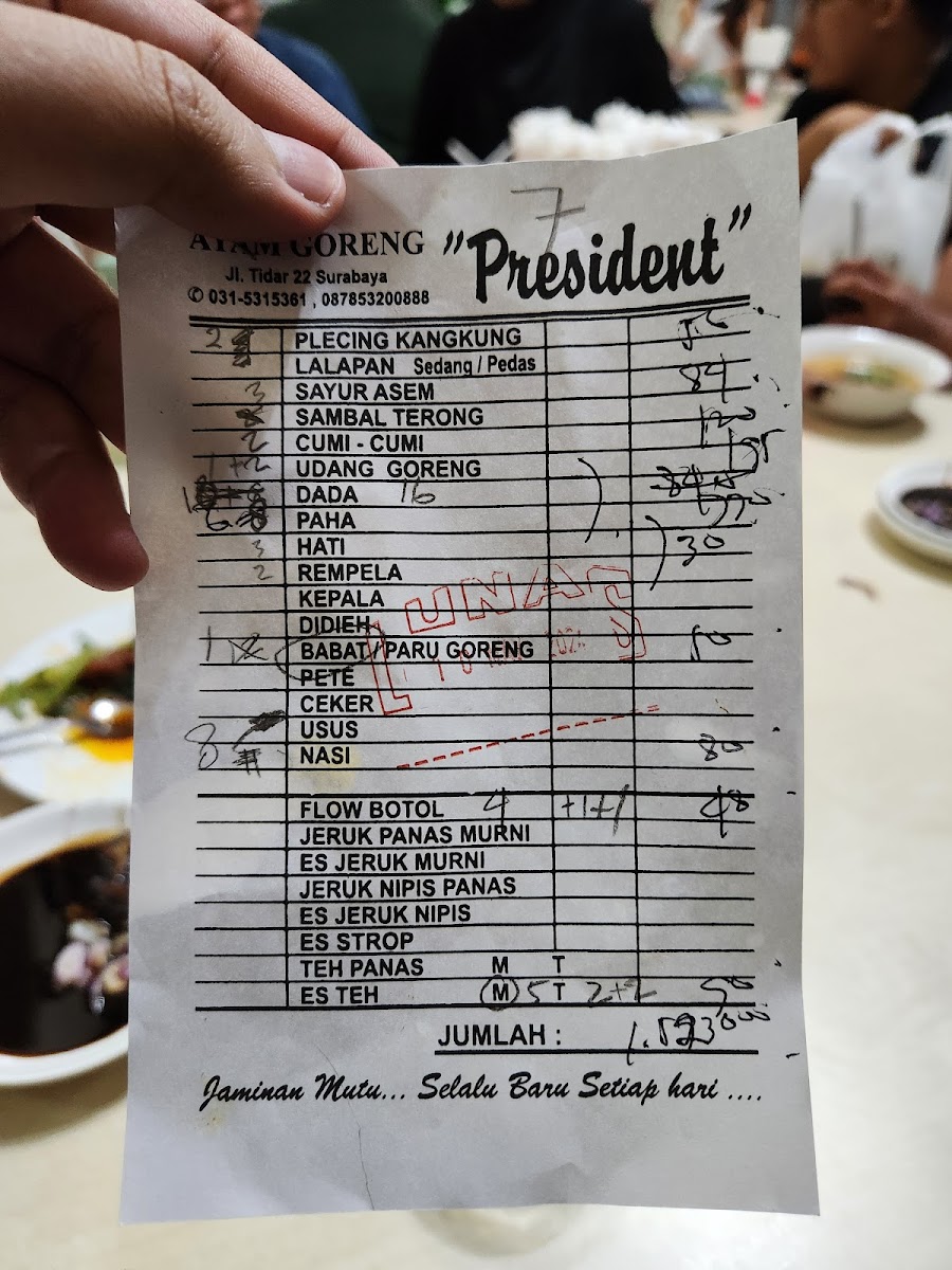 Menu Ayam Goreng President-5