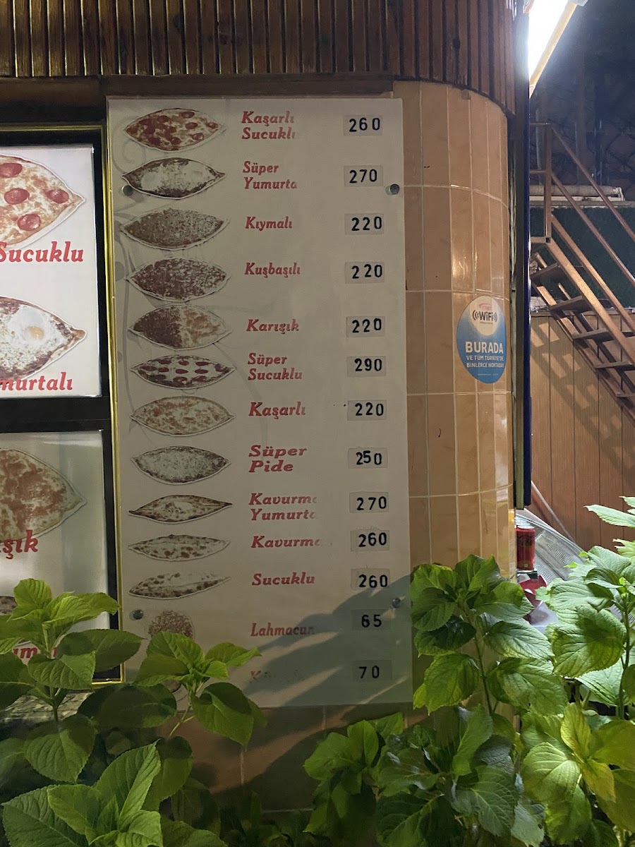 Menu Ayazma Çay Bahçesi-9