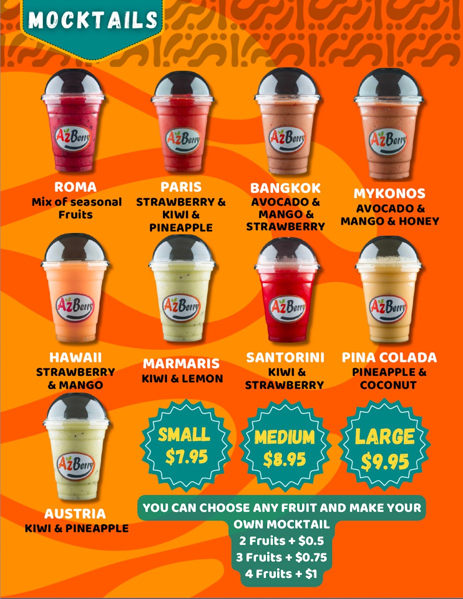 Menu Azberry ازبري-1