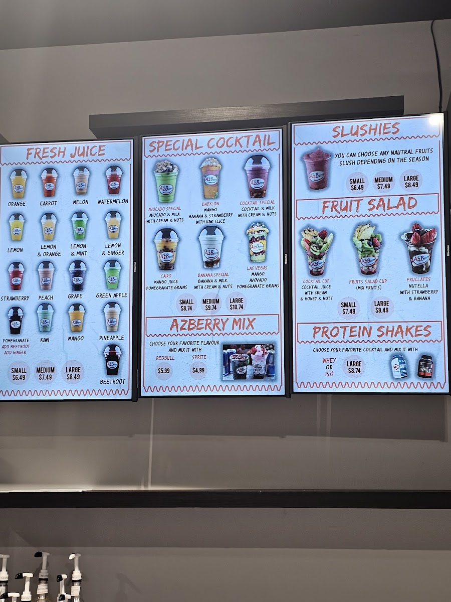 Menu Azberry ازبري-10