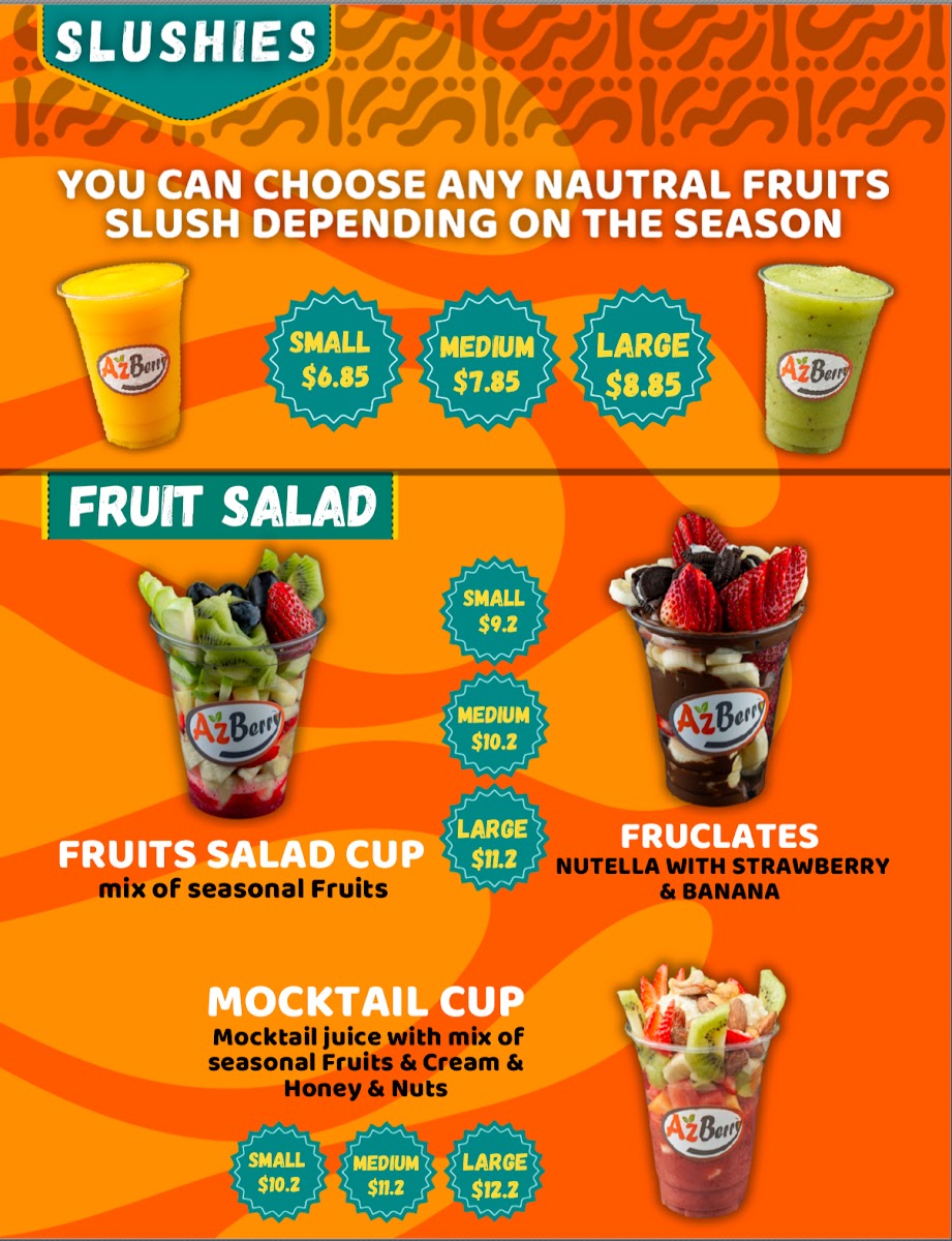 Menu Azberry ازبري-3