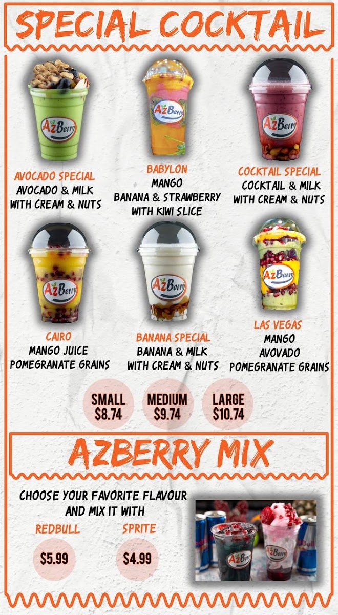 Menu Azberry ازبري-8