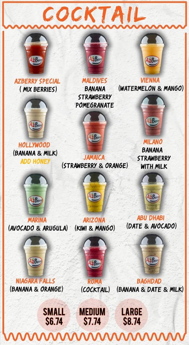 Menu Azberry ازبري-9
