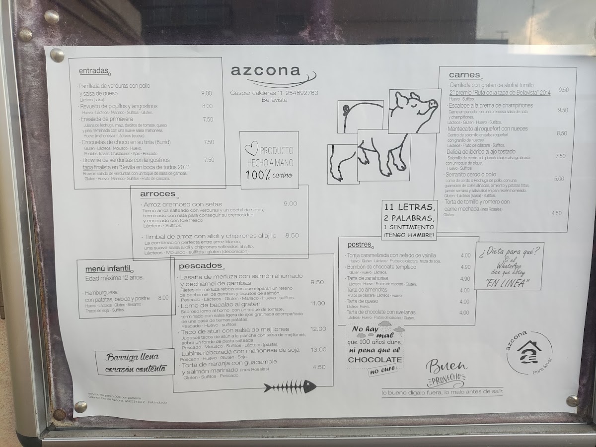 Menu Azcona Bar · Restaurant-2