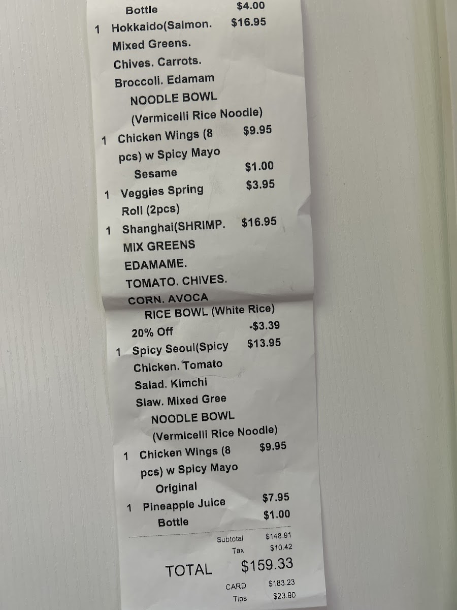 Menu Azn (Simple. Seasonal. Healthy) Bubble Tea. Fresh Juice & Bowls-4
