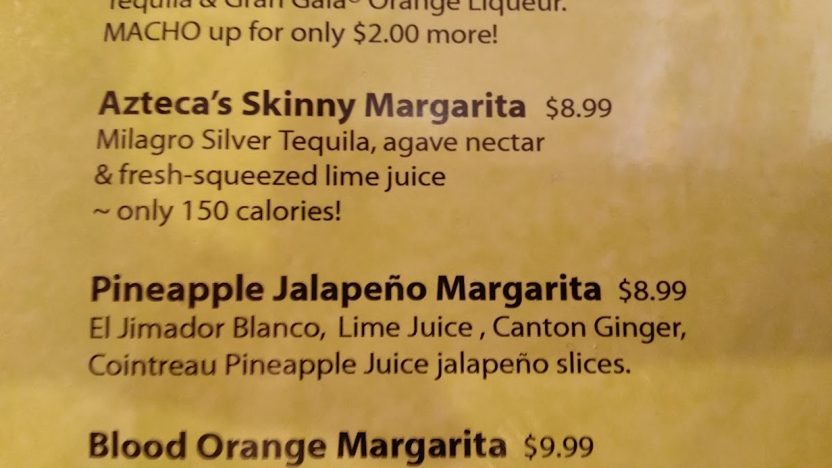 Menu Azteca Mexican Restaurants-8