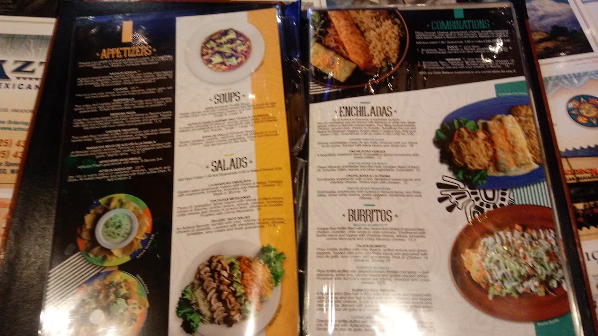 Menu Azteca Mexican Restaurants-9