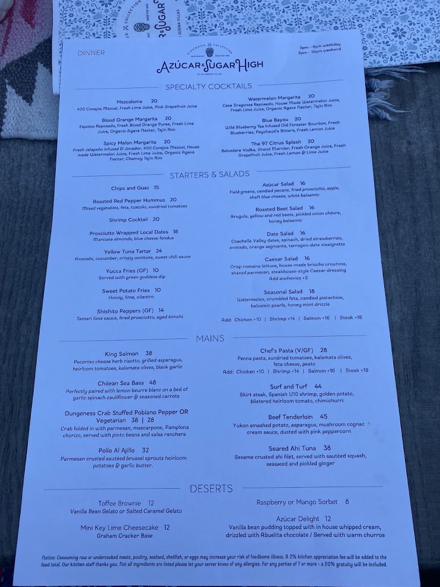 Menu Azúcar Palm Springs-6