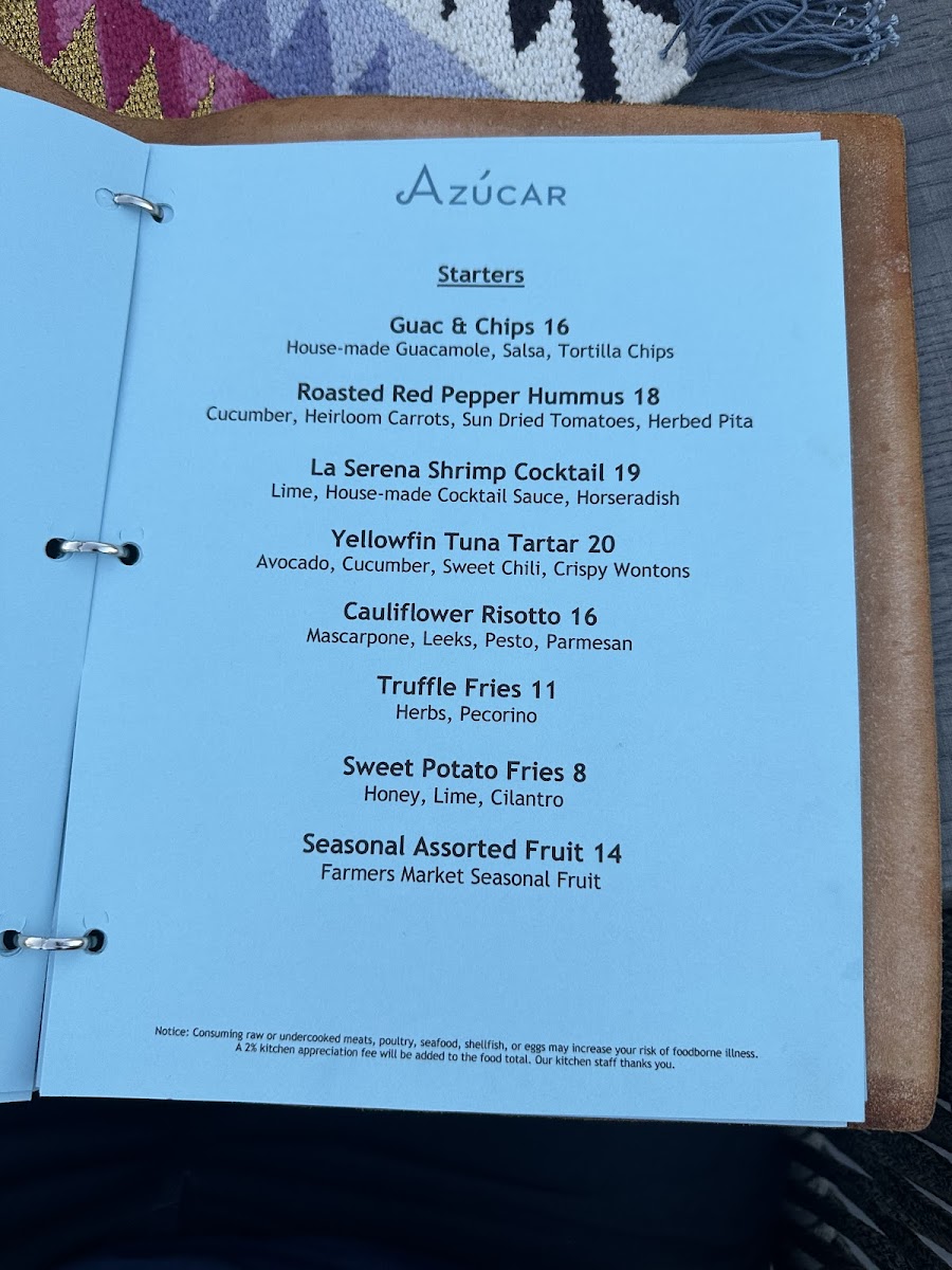 Menu Azúcar Palm Springs-9