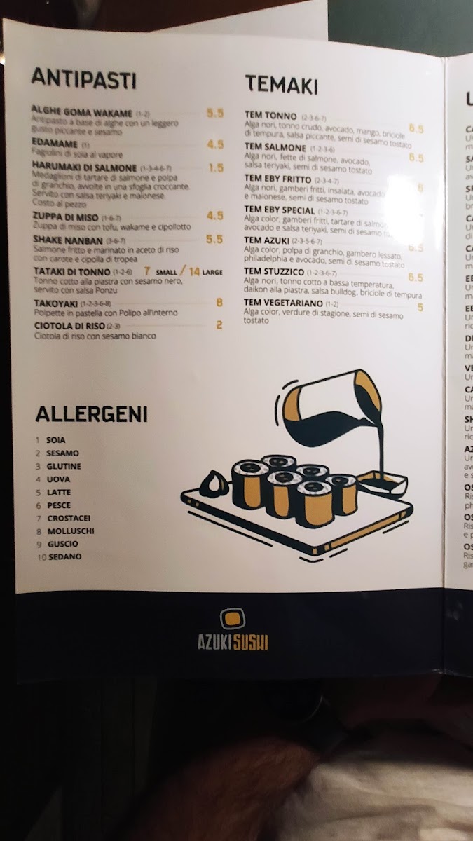 Menu Azuki Sushi-10